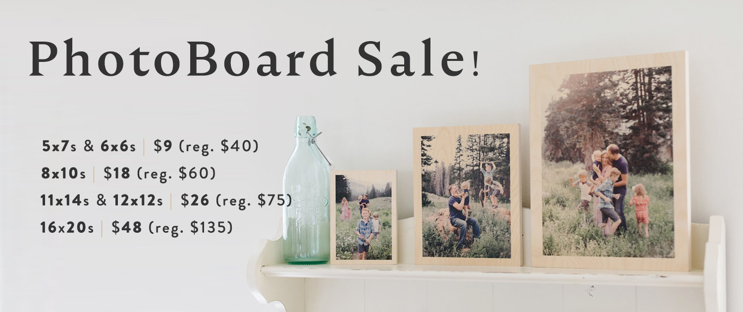 PhotoBoard Sale!