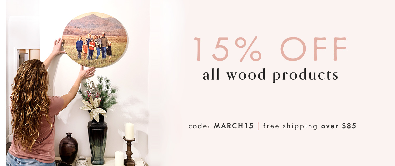 15% OFF Wood Products