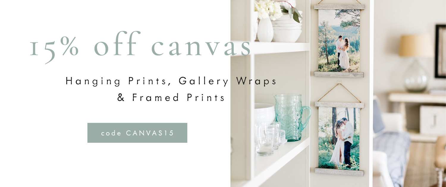 15% off Canvas