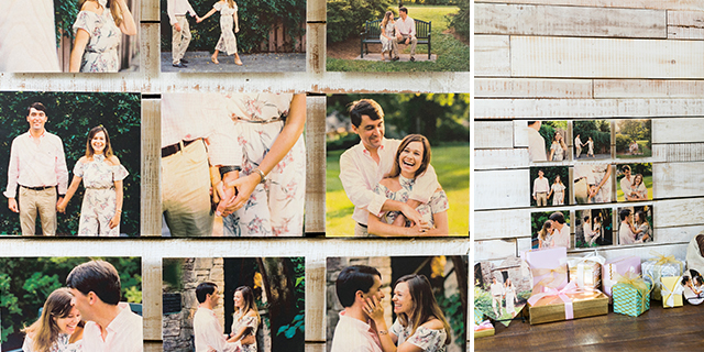 Standout Wood Print Grid