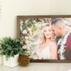 Framed Burlap Print