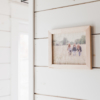 Framed Burlap Print