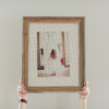 Framed Burlap Print