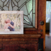 Framed Burlap Print