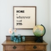 Home is Wherever I'm With You sign