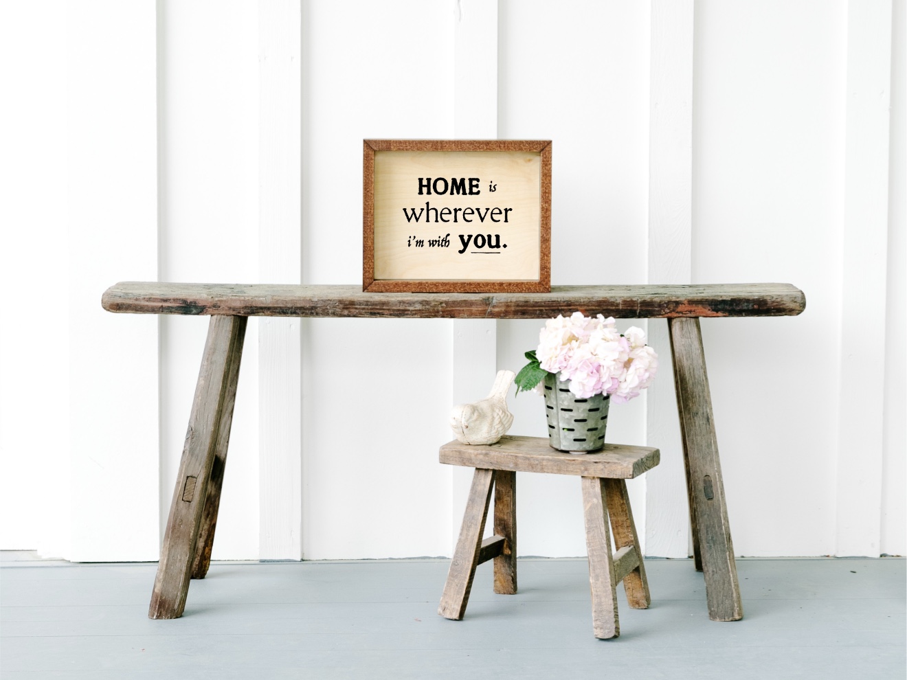 Home is Wherever I'm With You sign