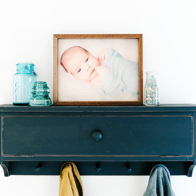 Framed Burlap Prints