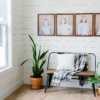 Framed Burlap Print